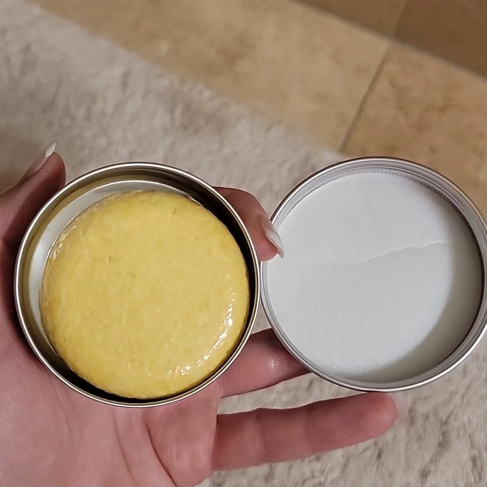 Organic ginger improve grow hair shampoo bar